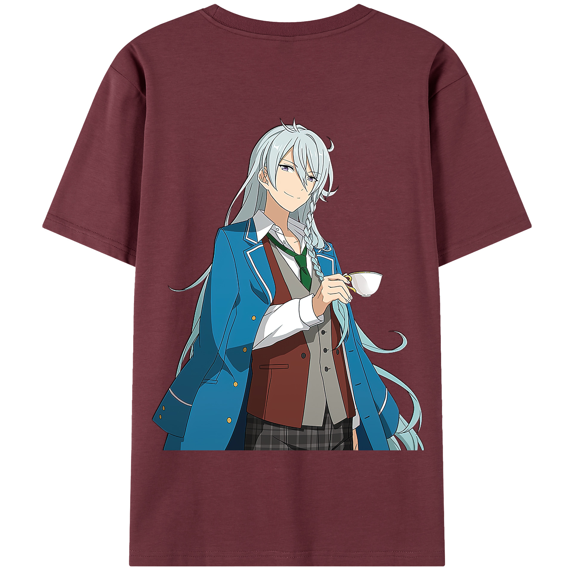 （画像用） あんさんぶるスターズ! Ensemble Stars 綿100％半袖Tシャツ（背面プリント）